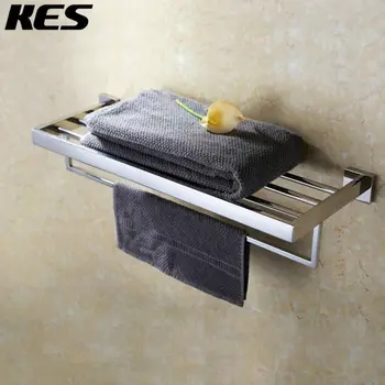 KES A2510/A2510-2 Bathroom Lavatory Double Bathroom Shelf Towel Rack Wall Mount, Polished/Brushed Stainless Steel
KES A2510/A2510-2 Bathroom Lavatory Double Bathroom Shelf Towel Rack Wall Mount, Polished/Brushed Stainless Steel