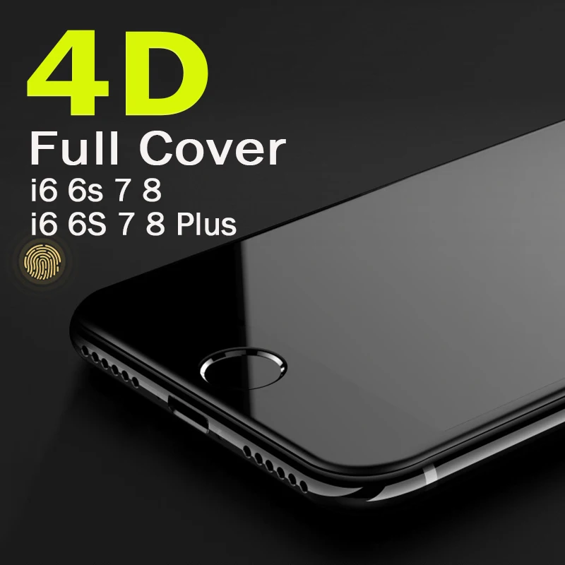 Real 4D Round edge Full Cover Explosion-proof Tempered Glass for iPhone 6 6 Plus Glass Screen Protector for iPhone 7 7 Plus film
Real 4D Round edge Full Cover Explosion-proof Tempered Glass for iPhone 6 6 Plus Glass Screen Protector for iPhone 7 7 Plus film
