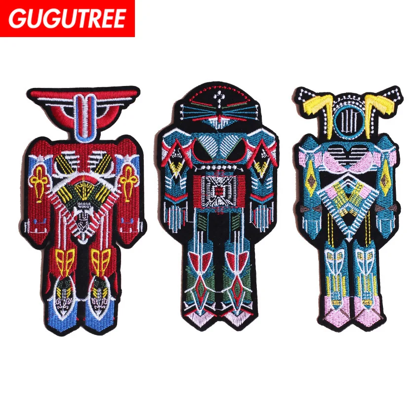 GUGUTREE embroidery robot patches Transformers patches badges applique patches for clothing JW-122
GUGUTREE embroidery robot patches Transformers patches badges applique patches for clothing JW-122