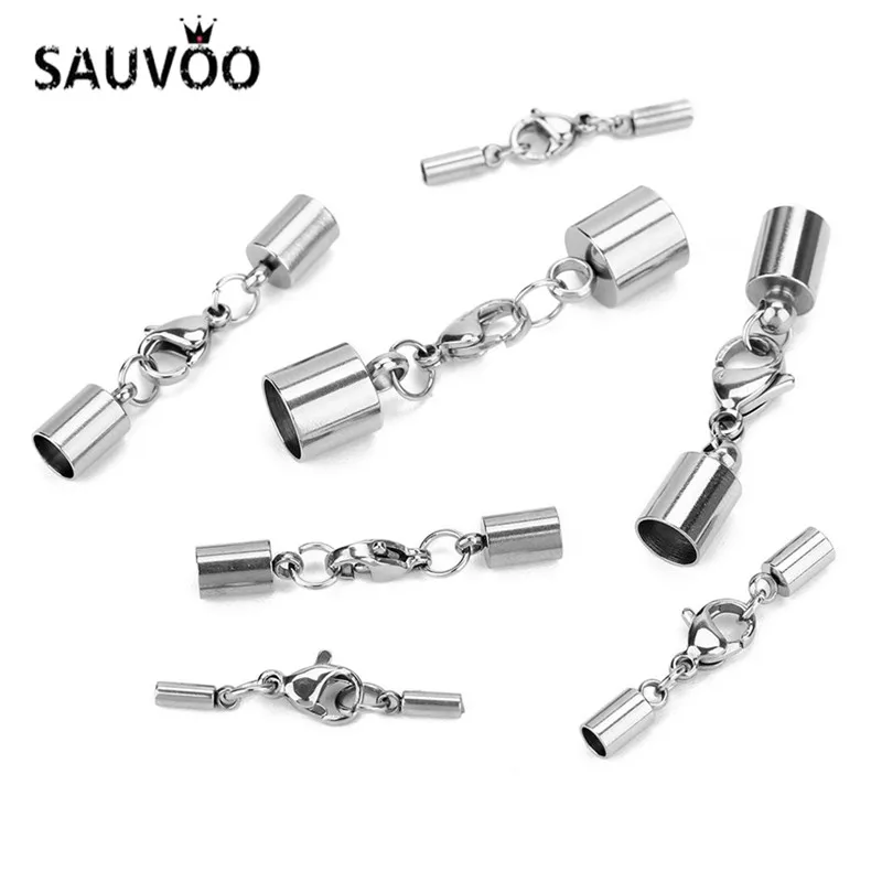 SAUVOO застежки из нержавеющей стали заглушки крючки подходят для 1,5/2/3/4/5/6/8 мм кожаный шнур браслет ожерелье разъемы для изготовления ювелирных изделий
SAUVOO застежки из нержавеющей стали заглушки крючки подходят для 1,5/2/3/4/5/6/8 мм кожаный шнур браслет ожерелье разъемы для изготовления ювелирных изделий