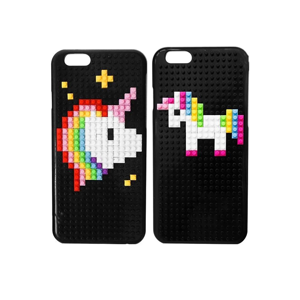 Luxury Unicorn Couple Case DIY legos case for iPhone 7 X 8 6S Plus 3D Building Miniblocks Phone case for XS MAX XR Cartoon Coque
Luxury Unicorn Couple Case DIY legos case for iPhone 7 X 8 6S Plus 3D Building Miniblocks Phone case for XS MAX XR Cartoon Coque