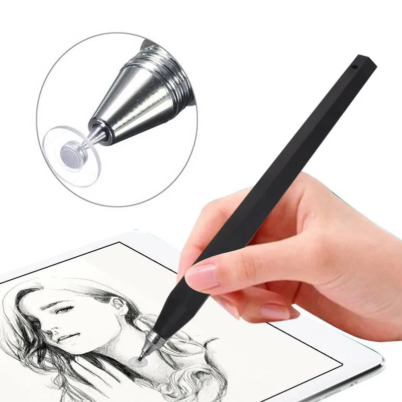 Stylus Pen Black Touch Screen Pen Touch Pen for Samsung iPhone Capacitive Pen ABS 15.8cm
Stylus Pen Black Touch Screen Pen Touch Pen for Samsung iPhone Capacitive Pen ABS 15.8cm