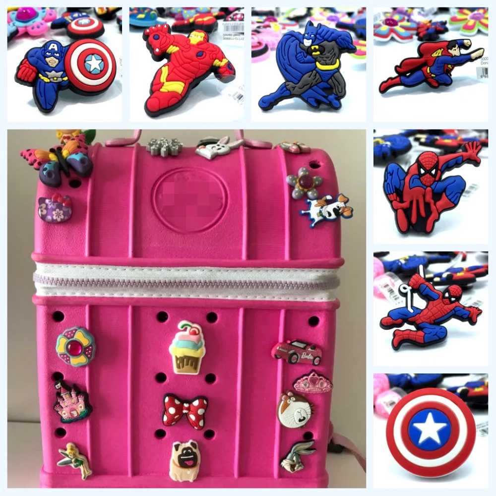4PCS/SET High Quality Avengers Cartoon Shoe Charm Shoe Accessories Shoe Buckles Fit Bracelets With Holes Gift,Kids Party Gift
4PCS/SET High Quality Avengers Cartoon Shoe Charm Shoe Accessories Shoe Buckles Fit Bracelets With Holes Gift,Kids Party Gift