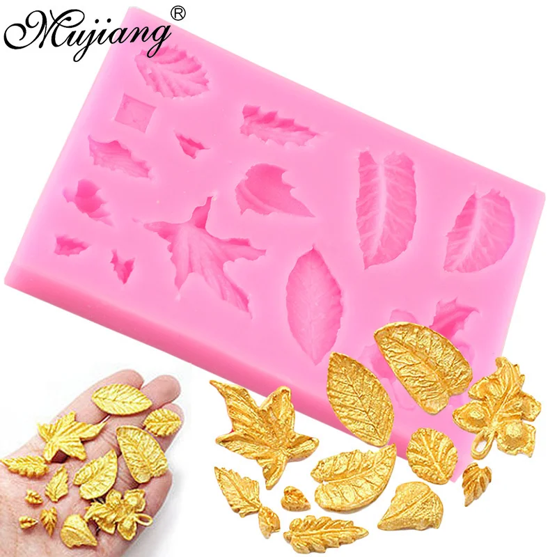 3D Leaf Leaves Set Silicone Mold Cupcake Topper Fondant Cake Decorating Tools Gumpaste Polymer Clay Candy Cookie Chocolate Mould
3D Leaf Leaves Set Silicone Mold Cupcake Topper Fondant Cake Decorating Tools Gumpaste Polymer Clay Candy Cookie Chocolate Mould