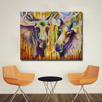 1 Piece Watercolor Animal Painting Wall Art Prints Moose Animal Pictures For Living Room Canvas Art Decorative Posters Unframed
1 Piece Watercolor Animal Painting Wall Art Prints Moose Animal Pictures For Living Room Canvas Art Decorative Posters Unframed