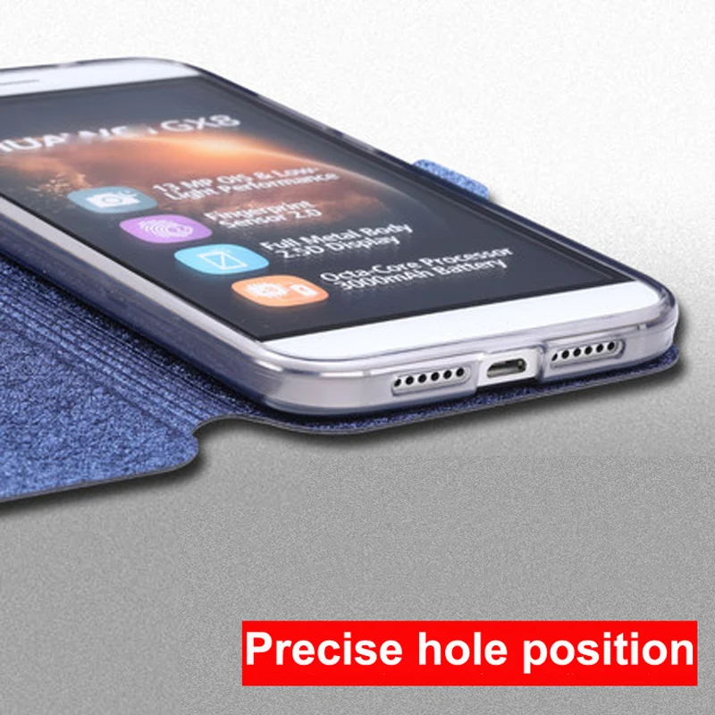 5 "чехол для Huawei G8 Rio задняя крышка с открытым окном чехол из искусственной кожи