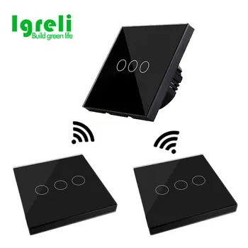 Igreli Eu Wireless Remote Control Switch,Luxury Tempered Glass Panel Free Wiring Sticker To Switches For Smart Home Led Light
Igreli Eu Wireless Remote Control Switch,Luxury Tempered Glass Panel Free Wiring Sticker To Switches For Smart Home Led Light