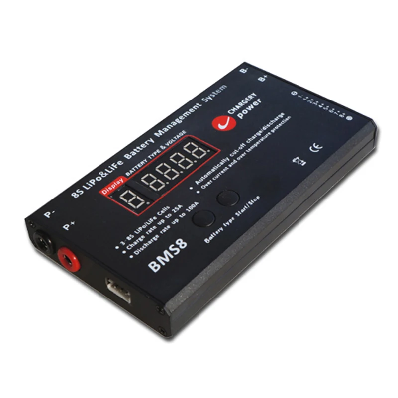 3S ~ 8S LiPo LiFePO4 25A 100A BMS Battery Management System Lithium Li-ion UAV Digit Display Charger Solution Chargery BMS8
3S ~ 8S LiPo LiFePO4 25A 100A BMS Battery Management System Lithium Li-ion UAV Digit Display Charger Solution Chargery BMS8