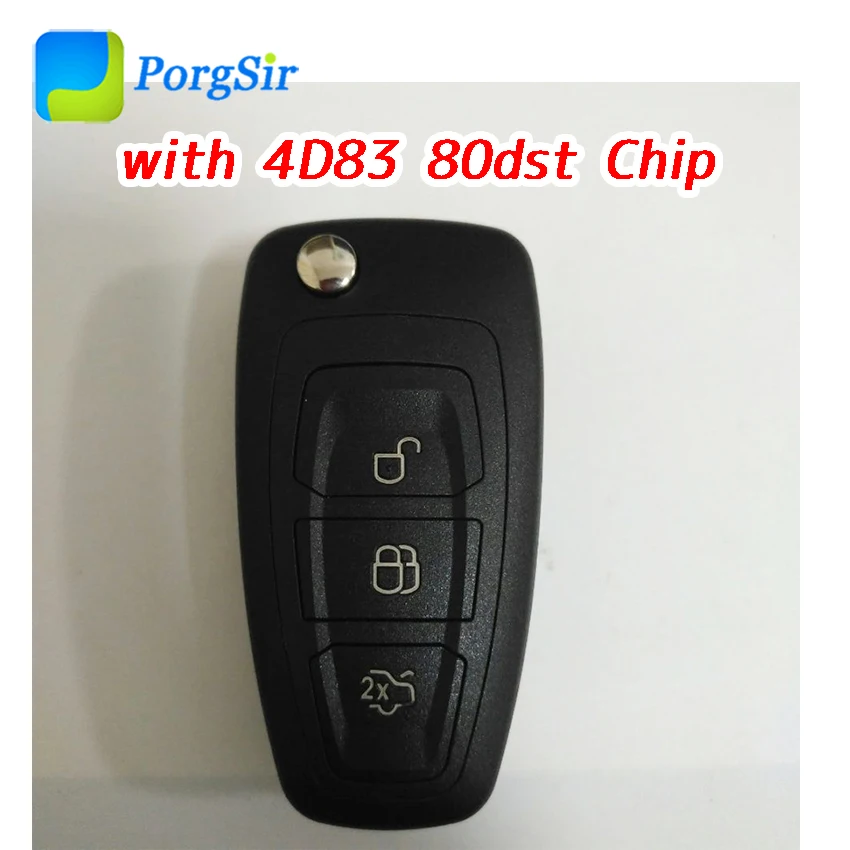 3 Button 434 MHz Remote Control Key With 4D 63 80 bit 4D 83 DST 80 Chip for Ford Focus
3 Button 434 MHz Remote Control Key With 4D 63 80 bit 4D 83 DST 80 Chip for Ford Focus