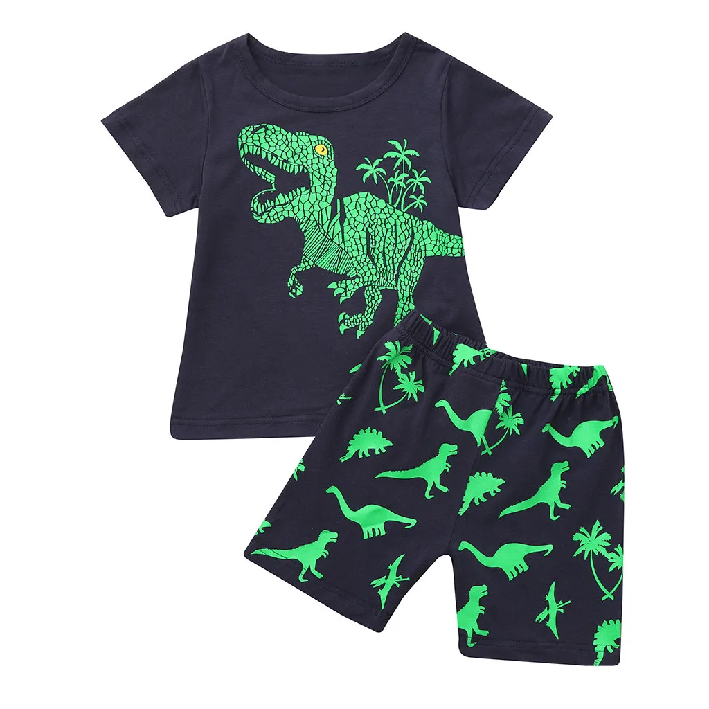 Toddler Baby Kids Boys Dinosaur 2019 Infant New Born Baby Clothes Romper Summer Pajamas Sleepwear Tops Pants Outfits Sets
Toddler Baby Kids Boys Dinosaur 2019 Infant New Born Baby Clothes Romper Summer Pajamas Sleepwear Tops Pants Outfits Sets