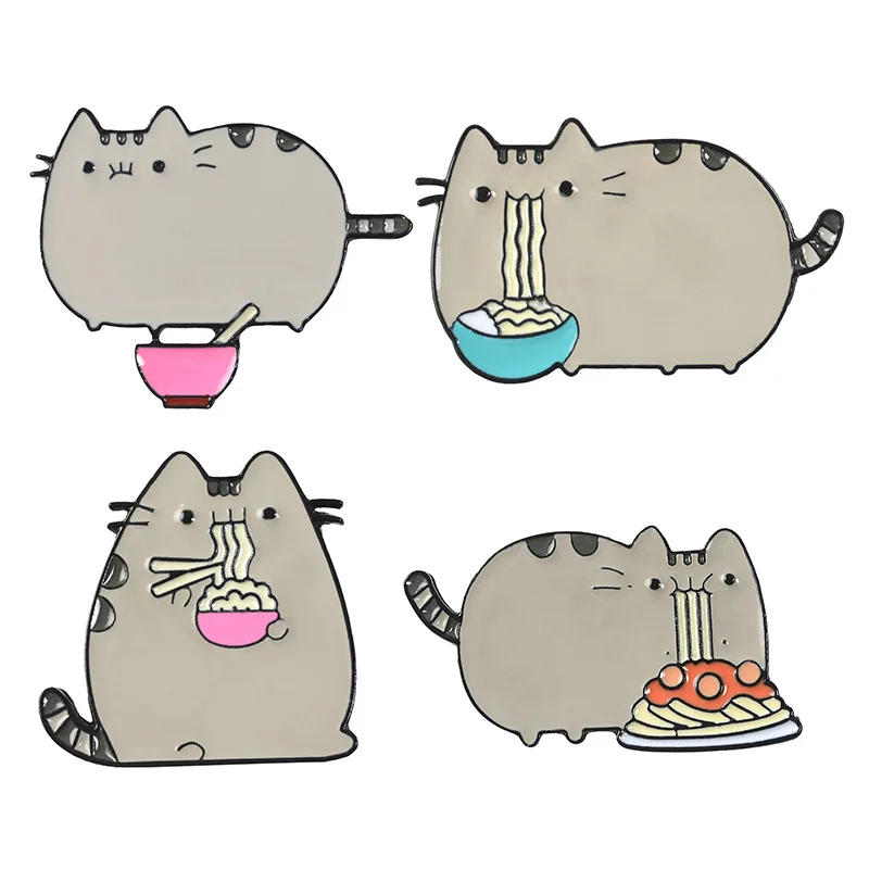 WEISHUOLI Enamel Creative Cartoon Fat cat Alloy Drop Oil Cartoon Eating Face Cat Acrylic Brooch
WEISHUOLI Enamel Creative Cartoon Fat cat Alloy Drop Oil Cartoon Eating Face Cat Acrylic Brooch