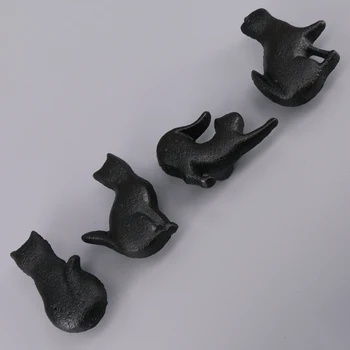 1x American Style Creative Wardrobe Drawer Handle Knobs Vintage Cast Iron Cute Black Cat Shape Cabinet Handle
1x American Style Creative Wardrobe Drawer Handle Knobs Vintage Cast Iron Cute Black Cat Shape Cabinet Handle