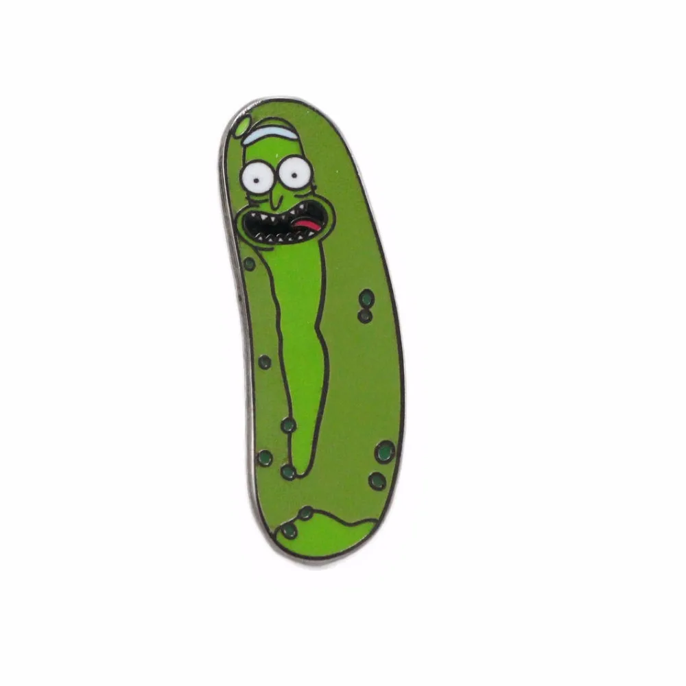 Rick and Morty Enamel Pin Pickle Badge
