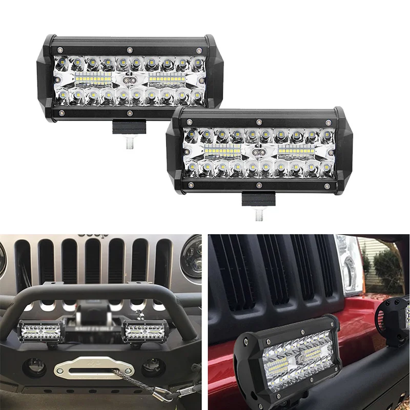For Work Driving Offroad Boat Car Tractor Truck 4x4 SUV ATV 12V 24V7 Inch 120W Combo Led Light Bars Spot Flood Beam
For Work Driving Offroad Boat Car Tractor Truck 4x4 SUV ATV 12V 24V7 Inch 120W Combo Led Light Bars Spot Flood Beam