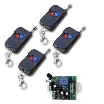 AC85V-250V 1CH Receiver Remote Control Garage Door RF Wireless Remote Control Switch System 4X Transmitter + 1 X Receiver
AC85V-250V 1CH Receiver Remote Control Garage Door RF Wireless Remote Control Switch System 4X Transmitter + 1 X Receiver