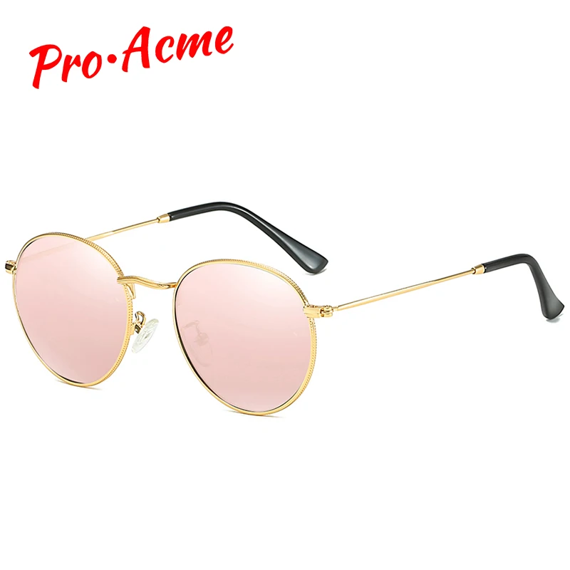Pro Acme Brand Classic Vintage Round Polarized Sunglasses Women Lady Round Retro Pink Mirror Lens Sun Glasses Women CC1168
Pro Acme Brand Classic Vintage Round Polarized Sunglasses Women Lady Round Retro Pink Mirror Lens Sun Glasses Women CC1168