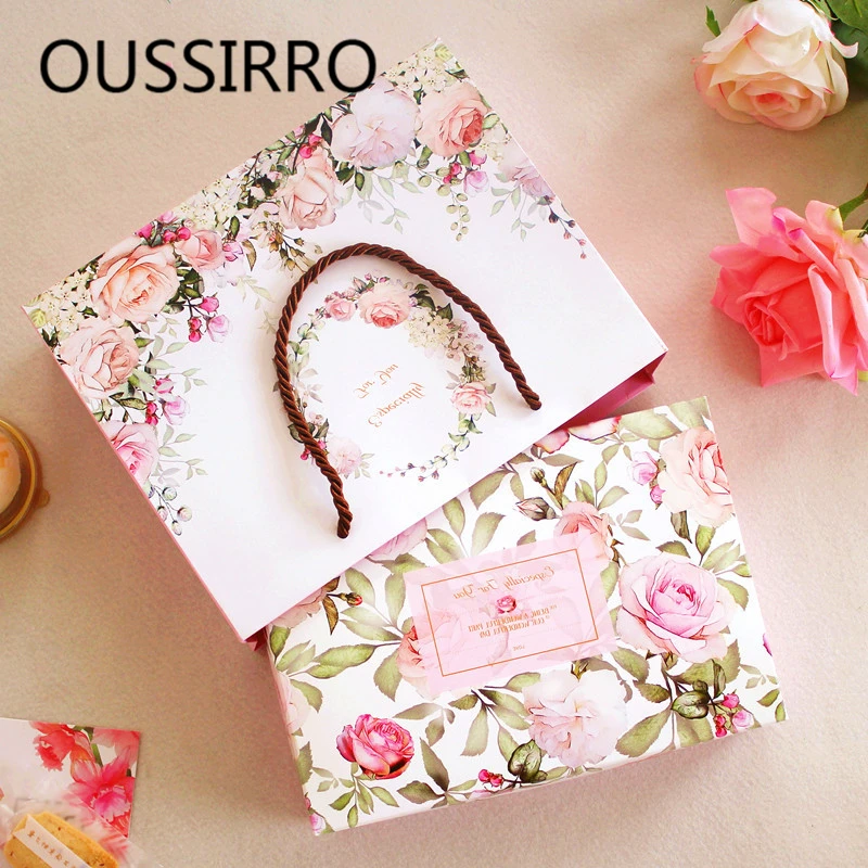 1Pc Pink Flowers Nougat Boxes Wedding Candy Box Gift Bag Kraft Paper Gift Box Chocolate Boxes Cookies Bag Women's Bag Gift Bags
1Pc Pink Flowers Nougat Boxes Wedding Candy Box Gift Bag Kraft Paper Gift Box Chocolate Boxes Cookies Bag Women's Bag Gift Bags