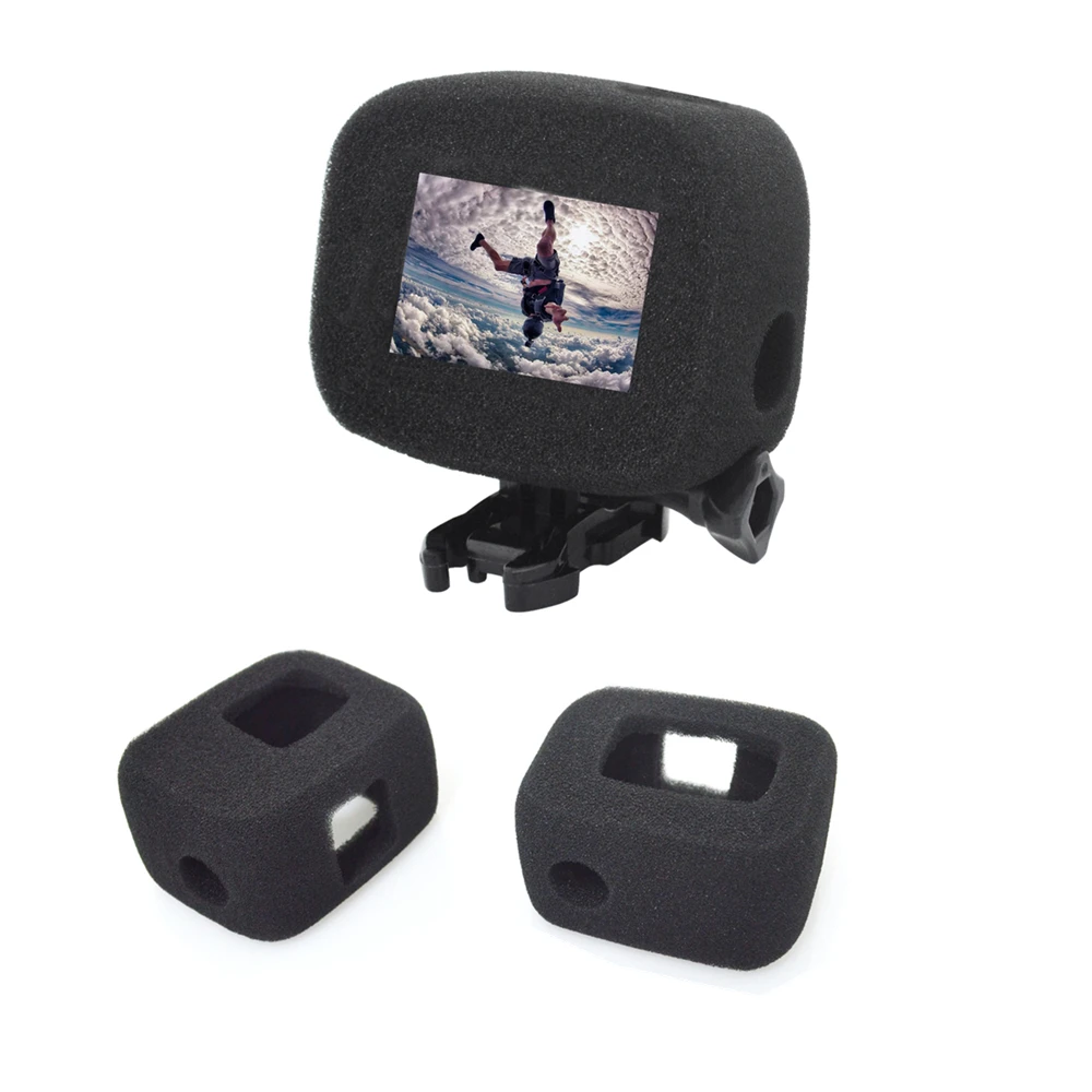Sponge Foam Cover for Gopro Hero 5 6 Action Camera Wind Noise Reduction Windproof Case Black for High-speed Activities
Sponge Foam Cover for Gopro Hero 5 6 Action Camera Wind Noise Reduction Windproof Case Black for High-speed Activities