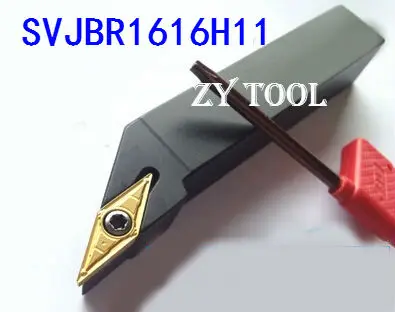 SVJBR1616H11 16*16*100MM Metal Lathe Cutting Tools Lathe Machine CNC Turning Tools External Turning Tool Holder S-Type SVJBR/L
SVJBR1616H11 16*16*100MM Metal Lathe Cutting Tools Lathe Machine CNC Turning Tools External Turning Tool Holder S-Type SVJBR/L