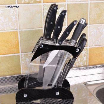 Multifunctional Oblique plexiglass kitchen Knife Rack Creative Storage Rack Tool Kitchen Knife Holder Stand Block (without knife
Multifunctional Oblique plexiglass kitchen Knife Rack Creative Storage Rack Tool Kitchen Knife Holder Stand Block (without knife