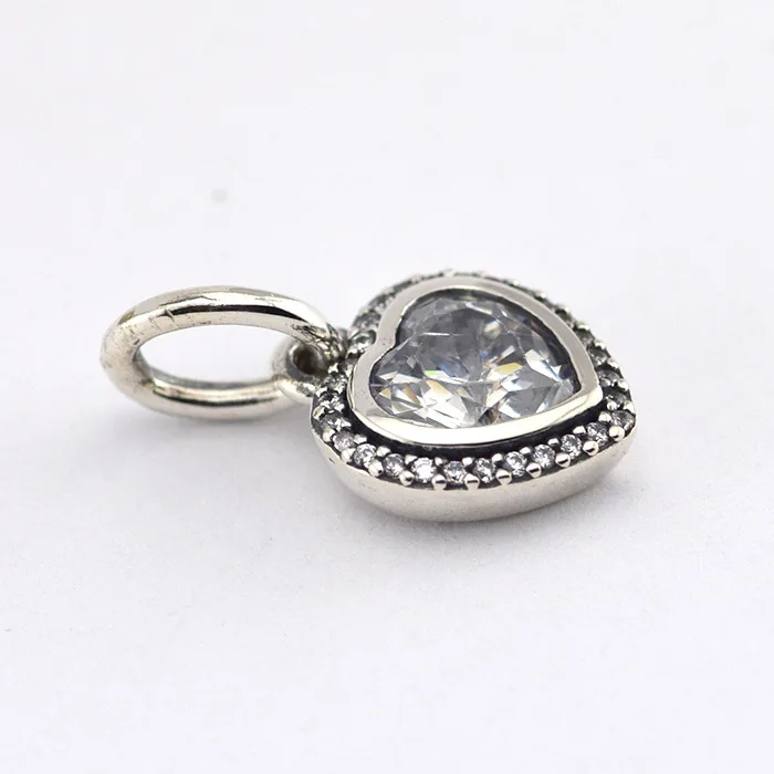 Fits for Pandora Charms Bracelets and Necklaces 100% 925 Sterling Silver Jewelry Heart Beads with Clear CZ Free Shipping
Fits for Pandora Charms Bracelets and Necklaces 100% 925 Sterling Silver Jewelry Heart Beads with Clear CZ Free Shipping