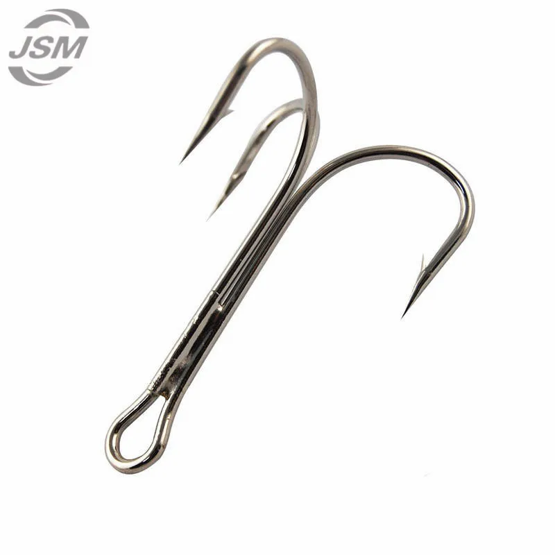 JSM 20pcs 3551 High Carbon Steel Fishing Hooks Hard Lure Spoon Big O'Shaughnessy Treble Artificial Lure Fishhooks Size 10/0
JSM 20pcs 3551 High Carbon Steel Fishing Hooks Hard Lure Spoon Big O'Shaughnessy Treble Artificial Lure Fishhooks Size 10/0