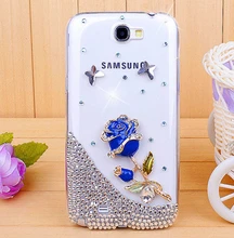 For font b Samsung b font Galaxy note 2 N7100 Rhinestone mobile phone font b case