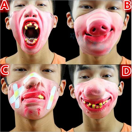 New Pary CosplayBig Teeth Latex Mask Movie Fancy Dress Masquerade Party Horror Creepy Elastic Band Half Face Masks Funny Costume
New Pary CosplayBig Teeth Latex Mask Movie Fancy Dress Masquerade Party Horror Creepy Elastic Band Half Face Masks Funny Costume