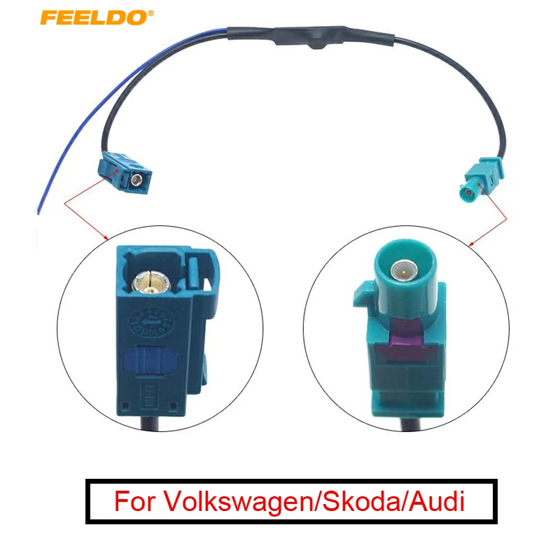 FEELDO 1 шт. автомобильный усилитель радиосигнала FAKRA II радио антенна AM/FM фото для Volkswagen/Skoda/Audi OEM стерео головное устройство
FEELDO 1 шт. автомобильный усилитель радиосигнала FAKRA II радио антенна AM/FM фото для Volkswagen/Skoda/Audi OEM стерео головное устройство