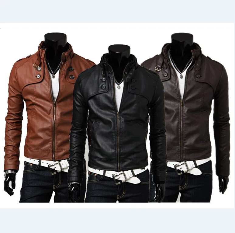 Fashion Men Motorcycle Locomotive Jacket Outdoor Sport Windbreaker Coats