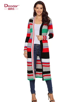 Deodar 2018 women Casual Long Knitted Cardigan Autumn Korean Women Loose Solid Color Pocket Design Sweater Jacket coat 
Deodar 2018 women Casual Long Knitted Cardigan Autumn Korean Women Loose Solid Color Pocket Design Sweater Jacket coat