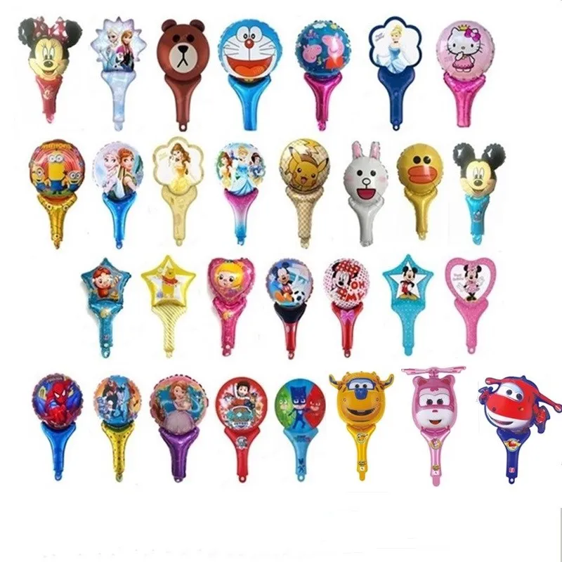 15pcs Mixed Style Hello Kitty Spiderman Mickey Minnie Princess hand Sticks Foil Balloons Birthday Party Decor Kids classic toys
15pcs Mixed Style Hello Kitty Spiderman Mickey Minnie Princess hand Sticks Foil Balloons Birthday Party Decor Kids classic toys