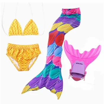 4 Pieces Girls Ariel Mermaid Tail For Swimming Costume children mermaid tails with Monofin Kid Zeemeerminstaart Cola De Sirens
4 Pieces Girls Ariel Mermaid Tail For Swimming Costume children mermaid tails with Monofin Kid Zeemeerminstaart Cola De Sirens
