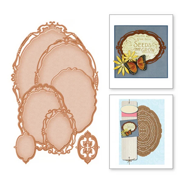 7 Pcs Oval Metal Cutting Dies Stencils Kit Scrapbook Embossing Craft Photo Frame MYDING
7 Pcs Oval Metal Cutting Dies Stencils Kit Scrapbook Embossing Craft Photo Frame MYDING