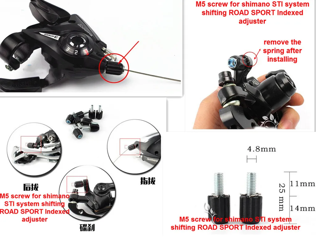BICYCLE BRAKE NUT DISC ROTOR CANTILEVER BOLT SPRING MTB ROAD CYCLING BIKES NEW