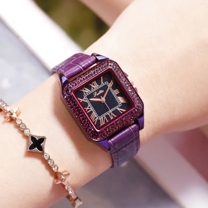 Super Luxury Brand Square Bracelet Women Watches Ladies Leather Strap Casual Rhinestone Quartz Watch Woman relojes para mujer
Super Luxury Brand Square Bracelet Women Watches Ladies Leather Strap Casual Rhinestone Quartz Watch Woman relojes para mujer