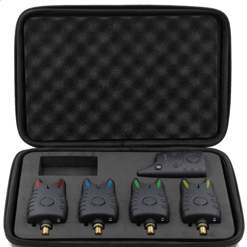 Wireless Digital Fishing LED Alarm Set 4 Fishing Bite Alarm 1 Receiver in Case Carp Fish Alert For Easy Fishing Tool Equipment
Wireless Digital Fishing LED Alarm Set 4 Fishing Bite Alarm 1 Receiver in Case Carp Fish Alert For Easy Fishing Tool Equipment