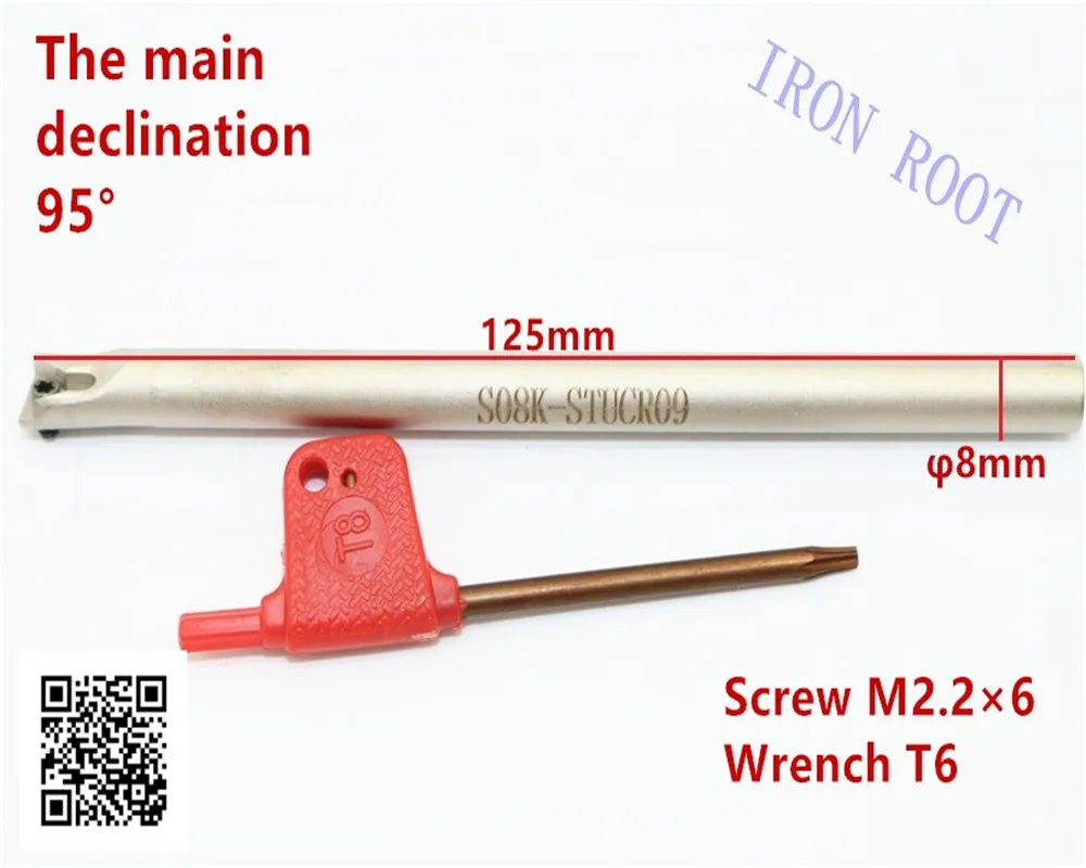 1P New 95 Diameter S08K-STUCR09 CNC Internal turning Boring BarTool Holder For TC**0902** insert
1P New 95 Diameter S08K-STUCR09 CNC Internal turning Boring BarTool Holder For TC**0902** insert