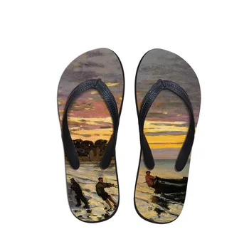 New Arrival Summer Men Flip Flops High Quality Beach Sandals Anti-slip Casual Shoes Painting Print Claude Monet 2019
New Arrival Summer Men Flip Flops High Quality Beach Sandals Anti-slip Casual Shoes Painting Print Claude Monet 2019