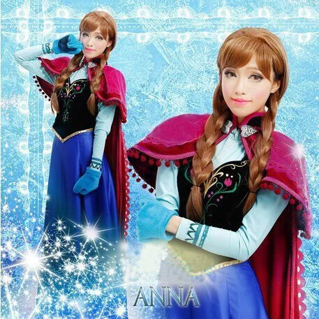 2016 Custom Made 6-Pieces Adult Elsa Anna Cosplay Costumes Adult Princess Anna Dresses Christmas Party Princess Anna Dress
2016 Custom Made 6-Pieces Adult Elsa Anna Cosplay Costumes Adult Princess Anna Dresses Christmas Party Princess Anna Dress