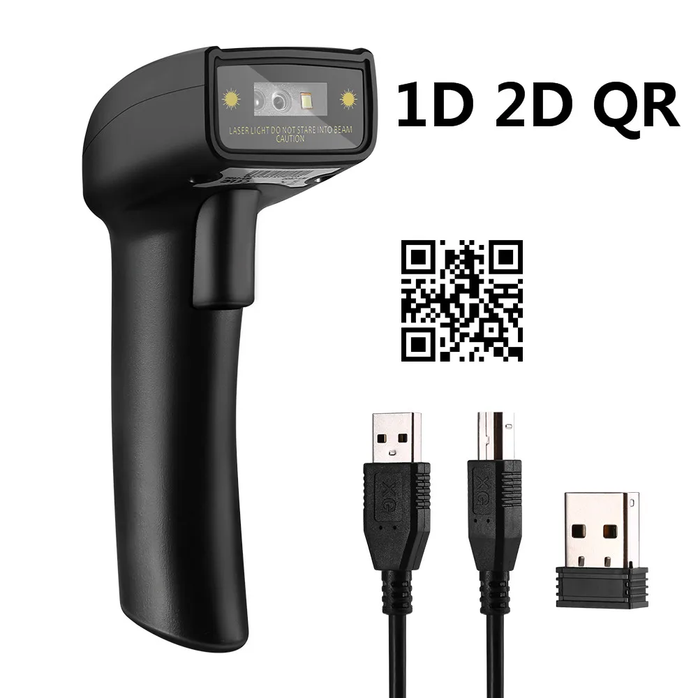 EY-006W 2.4G 2D Barcode Scanner 2-in-1Connection for Wireless Barcode Reader Competiple for Windows Mac OS
EY-006W 2.4G 2D Barcode Scanner 2-in-1Connection for Wireless Barcode Reader Competiple for Windows Mac OS