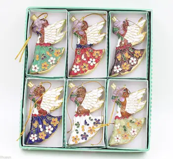 Collectibles 6pcs Classic Chinese Handmade Cloisonne Angel Decor Ornaments Charm
Collectibles 6pcs Classic Chinese Handmade Cloisonne Angel Decor Ornaments Charm
