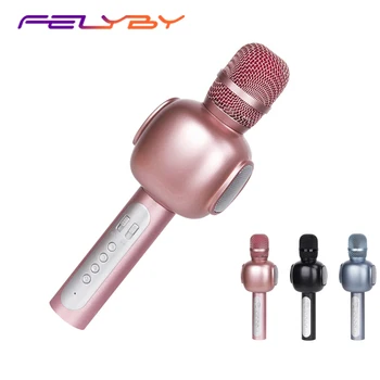FELYBY E201 Portable Mini Wireless Bluetooth Karaoke Condenser Microphone for phone singing Home KTV Mic Music Player microphone
FELYBY E201 Portable Mini Wireless Bluetooth Karaoke Condenser Microphone for phone singing Home KTV Mic Music Player microphone