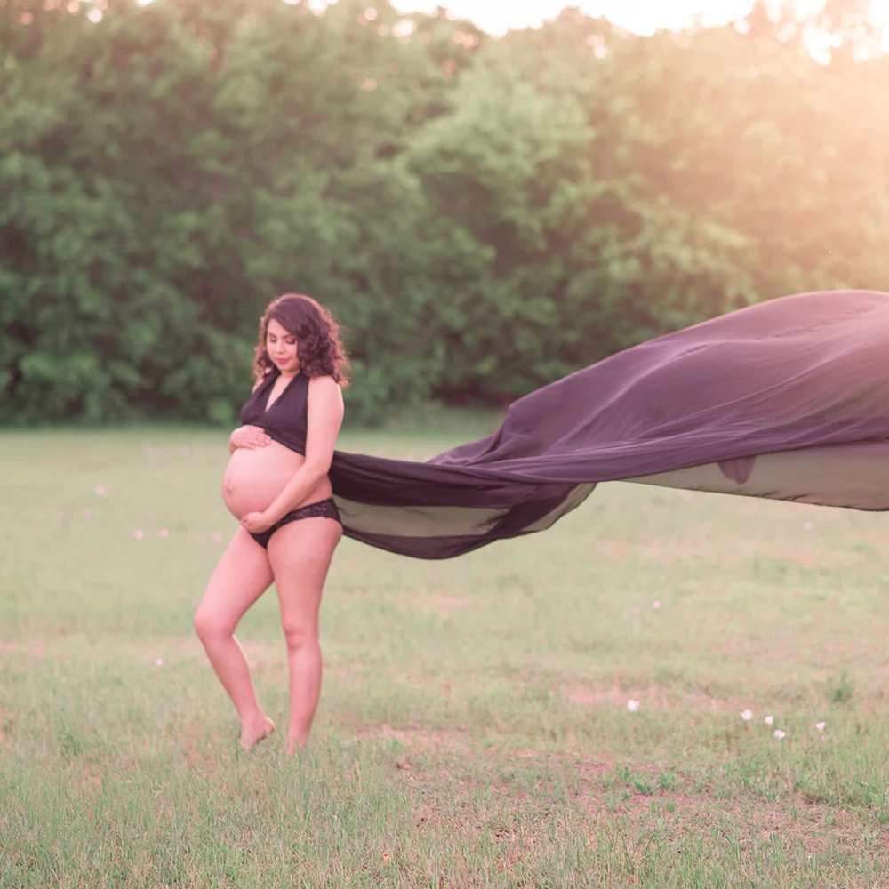 Soft chiffon free size women maternity long dress Sleeveless halter Backless maternity photography props adjustable on waist
Soft chiffon free size women maternity long dress Sleeveless halter Backless maternity photography props adjustable on waist