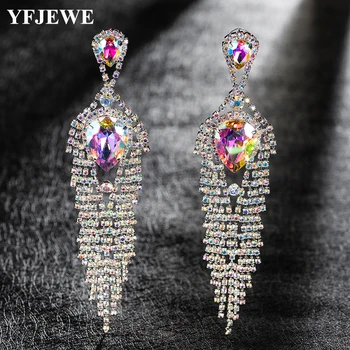 YFJEWE Ethnic Long Earrings Party Accessories Orecchini Donna Shine Multicolor Line Dangle Earring For Women #E519
YFJEWE Ethnic Long Earrings Party Accessories Orecchini Donna Shine Multicolor Line Dangle Earring For Women #E519