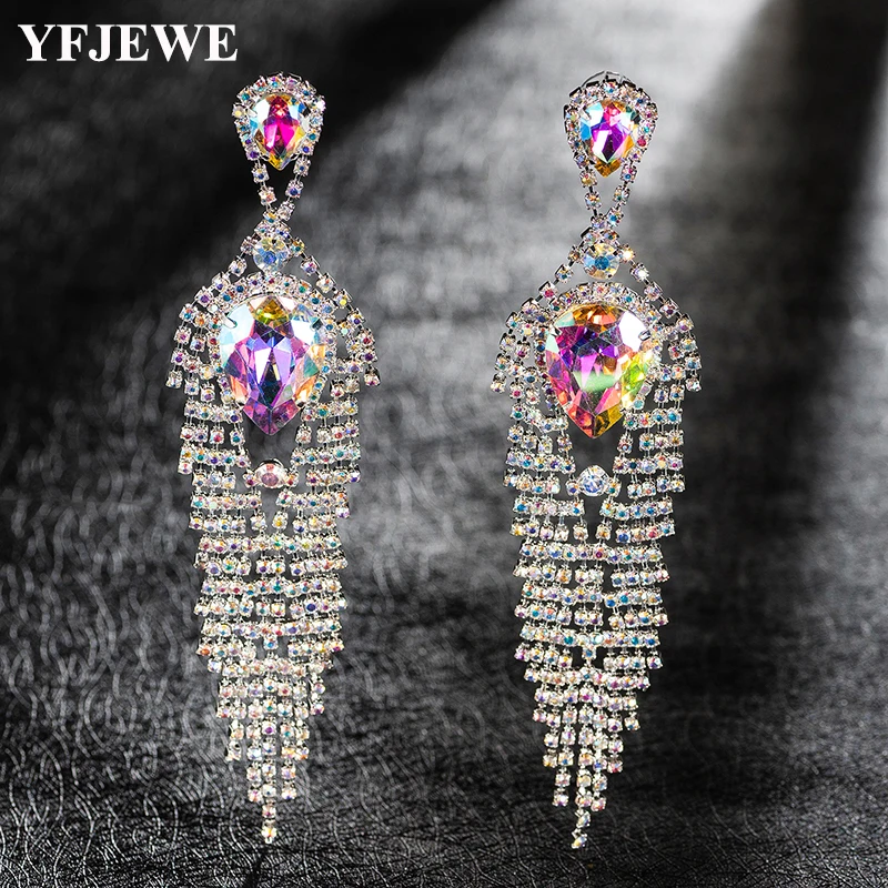 YFJEWE Ethnic Long Earrings Party Accessories Orecchini Donna Shine Multicolor Line Dangle Earring For Women #E519
YFJEWE Ethnic Long Earrings Party Accessories Orecchini Donna Shine Multicolor Line Dangle Earring For Women #E519