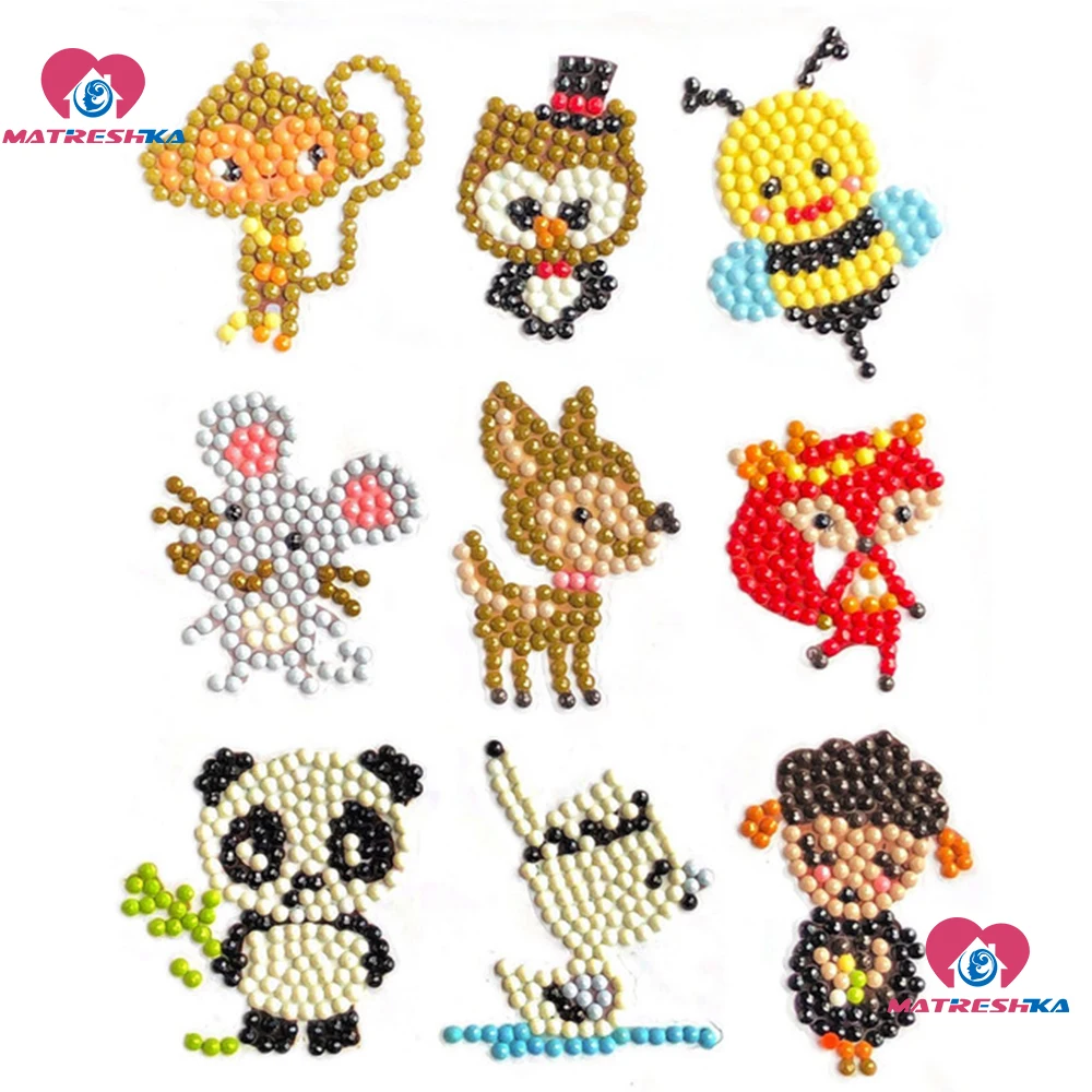 DIY Patterns Diamond Embroidery Animals 5D Diamond Painting For Children Round Diamond Stickers Double Sided Sticker Christmas
DIY Patterns Diamond Embroidery Animals 5D Diamond Painting For Children Round Diamond Stickers Double Sided Sticker Christmas