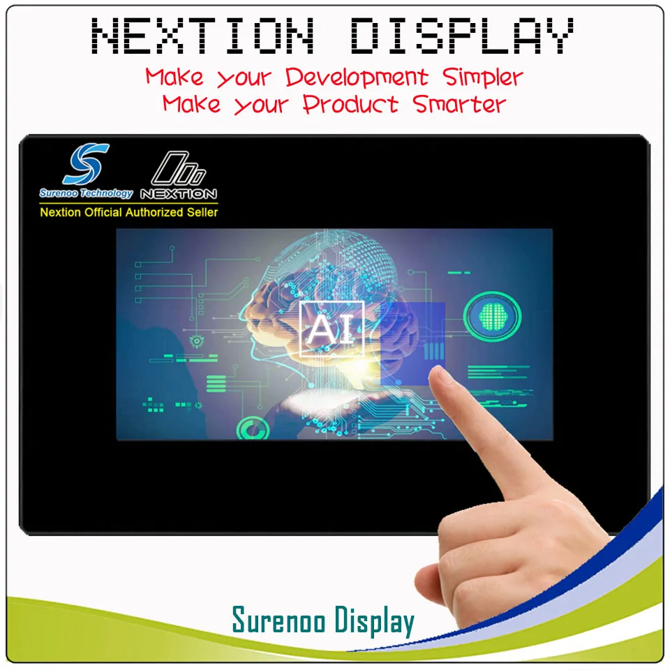 

7.0" Nextion Enhanced HMI Intelligent USART UART Serial TFT LCD Module Display Resistive Capacitive Touch Panel w/ Enclosure