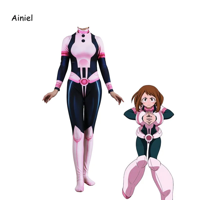 Ainiel My Hero Academia Cosplay Costume Uraraka Boku no Hero Academia AsuiTsuyu Yaoyorozu Momo Bodysuit Halloween For Women Kids
Ainiel My Hero Academia Cosplay Costume Uraraka Boku no Hero Academia AsuiTsuyu Yaoyorozu Momo Bodysuit Halloween For Women Kids
