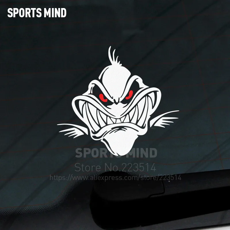 Фото 3 Pieces Sports mind fish Car Sticker Decal For volkswagen ford focus 2 audi a3 bmw e46 opel astra seat stickers car accessories |